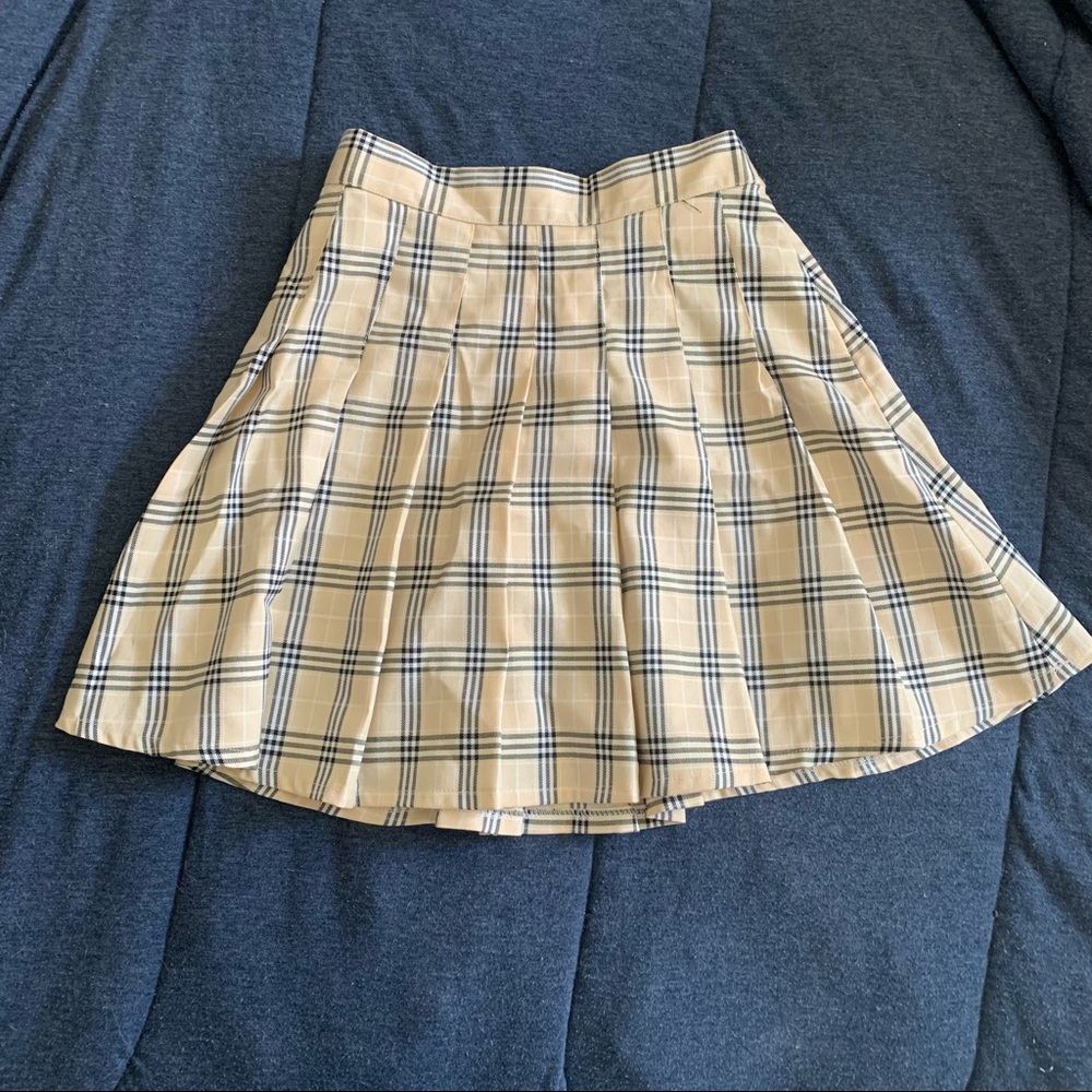 Princess Polly Carrie Beige Mini Skirt